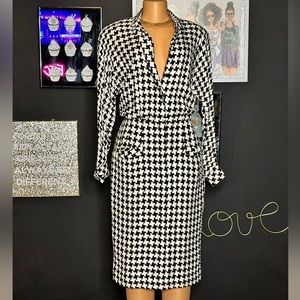 Vintage Houndstooth dress